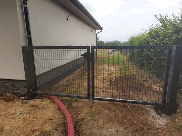 Brána 3D antracit Budkovice